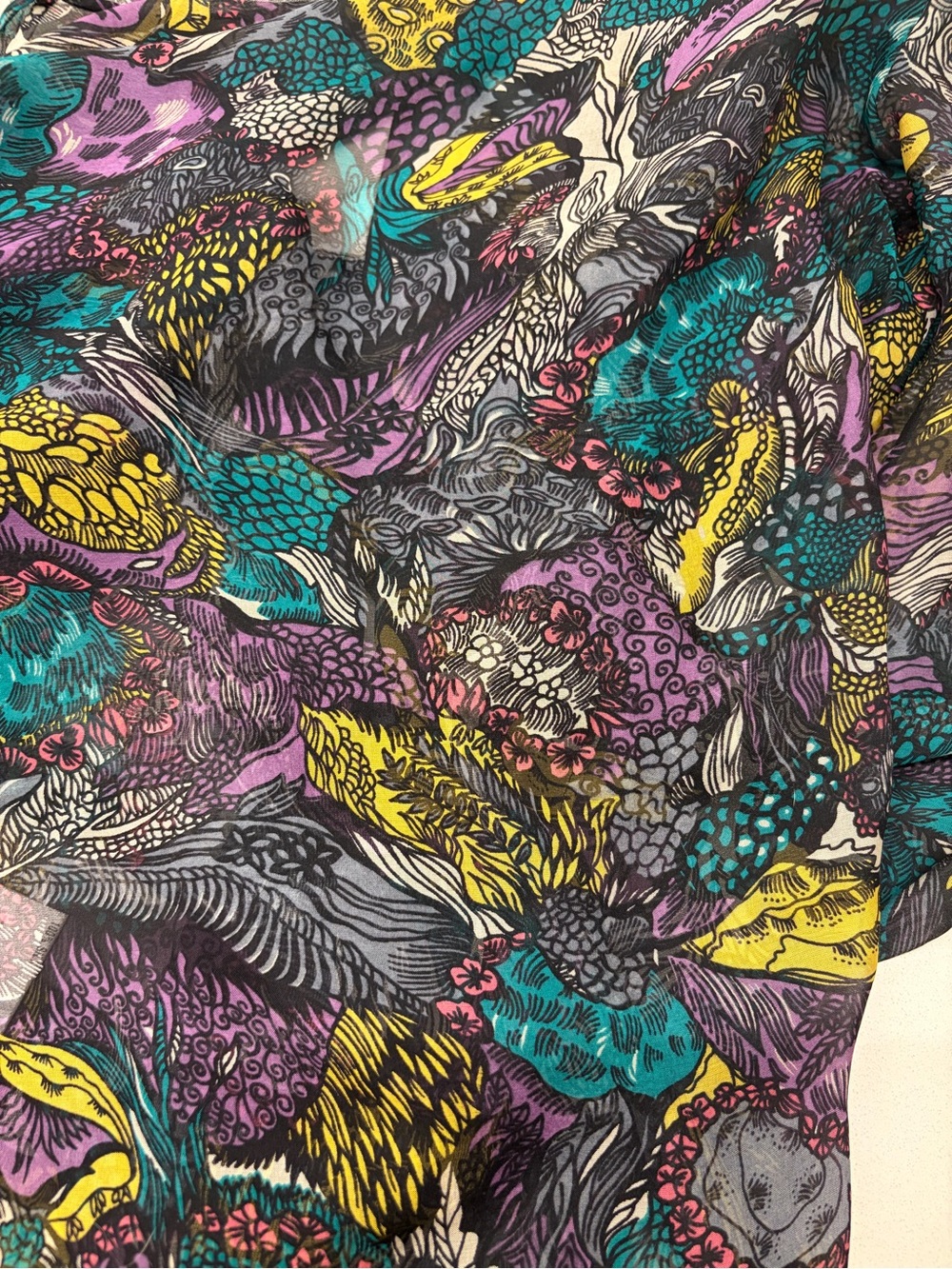 Chloé 2008 Runway Silk Blouse Archival Y2K 100% Silk FR 34/US 2 - Picture 6 of 6